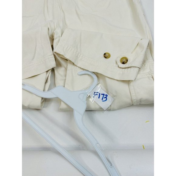 Lauren Ralph Lauren Cargo Cropped Cotton Capri Pants Chinos - Picture 9 of 9